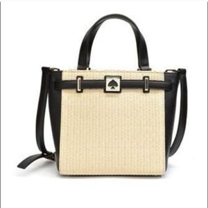 Kate Spade Houston Street Straw Totebag NWOT